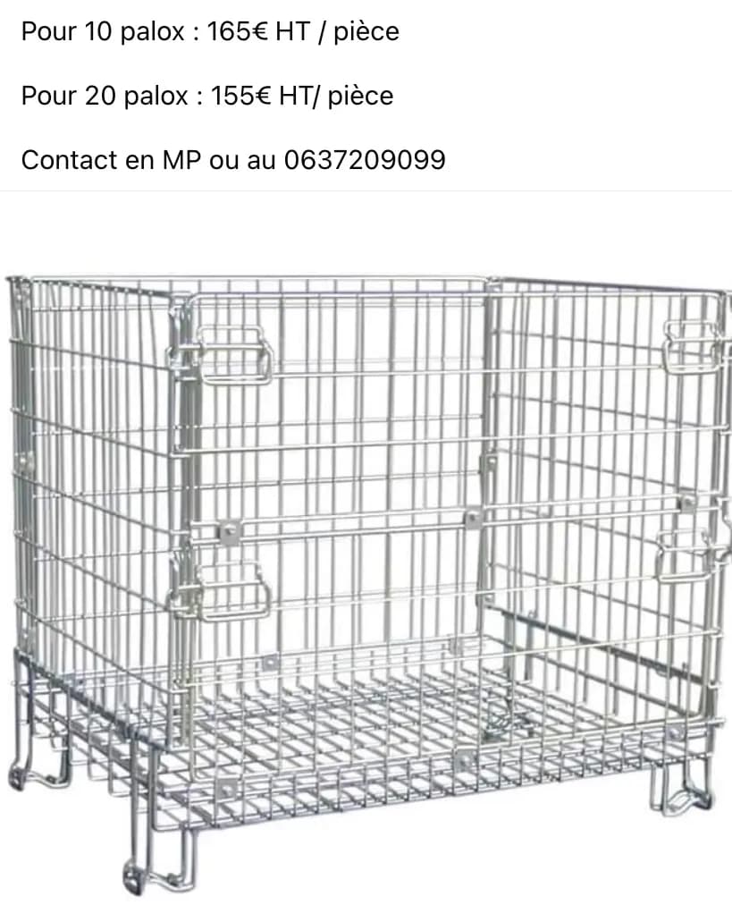 Palox fil — 500 bouteilles